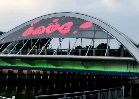 Advertising Flexible Programmable Led Display Outdoor 25mm Full Color