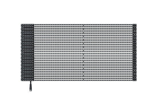Glass Transparent LED Mesh Screen 800W Outdoor Video Wall