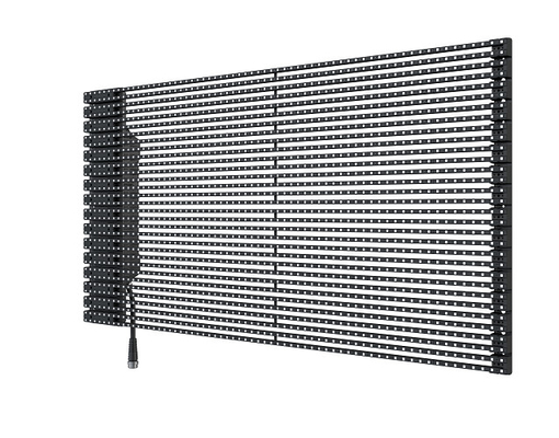 Glass Transparent LED Mesh Screen 800W Outdoor Video Wall