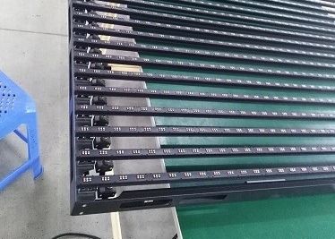 Schirm-hohe Helligkeit im Freien IP68 P31.25 transparente LED Mesh Screen Display See Through errichtende Fassaden-LED