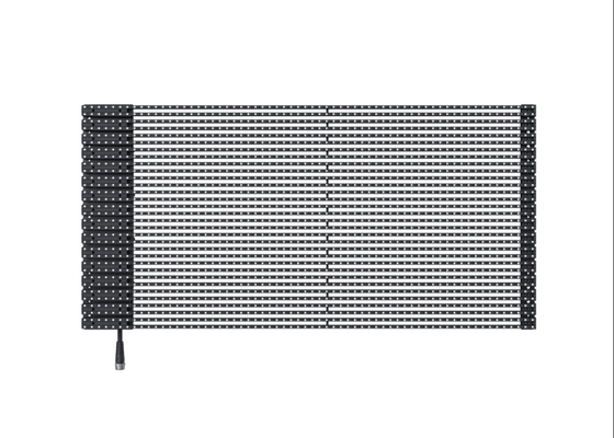 Transparente geführte Anzeige im Freien IP66 AC265V 260W photoelektrisch für Fenster-Fassade